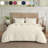 Solid Duvet cover milk white King-125981129-125981131