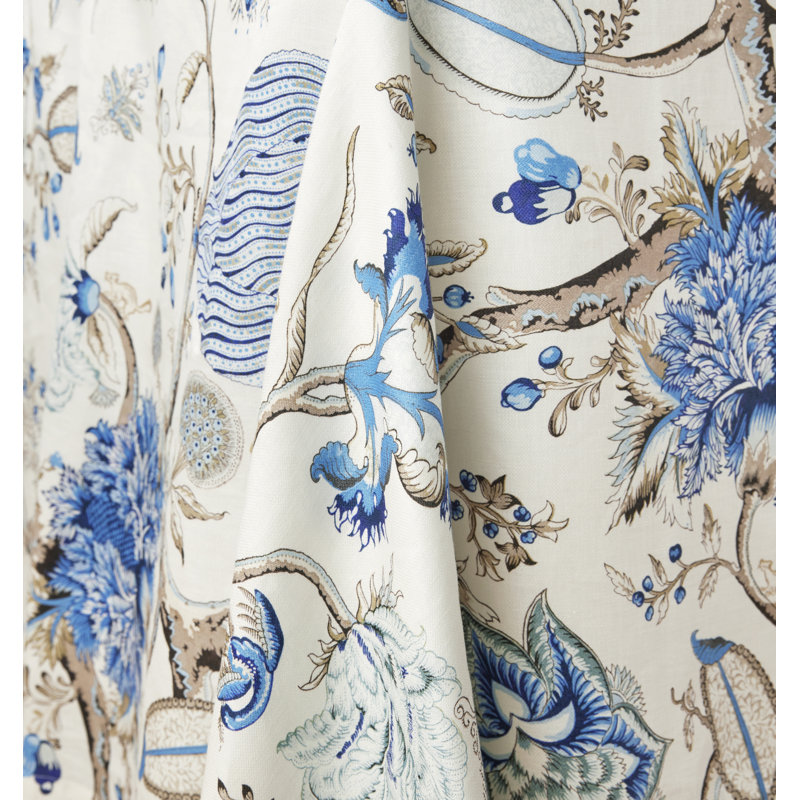 Pondicherry Floral Tablecloth, 70" W x 162" L