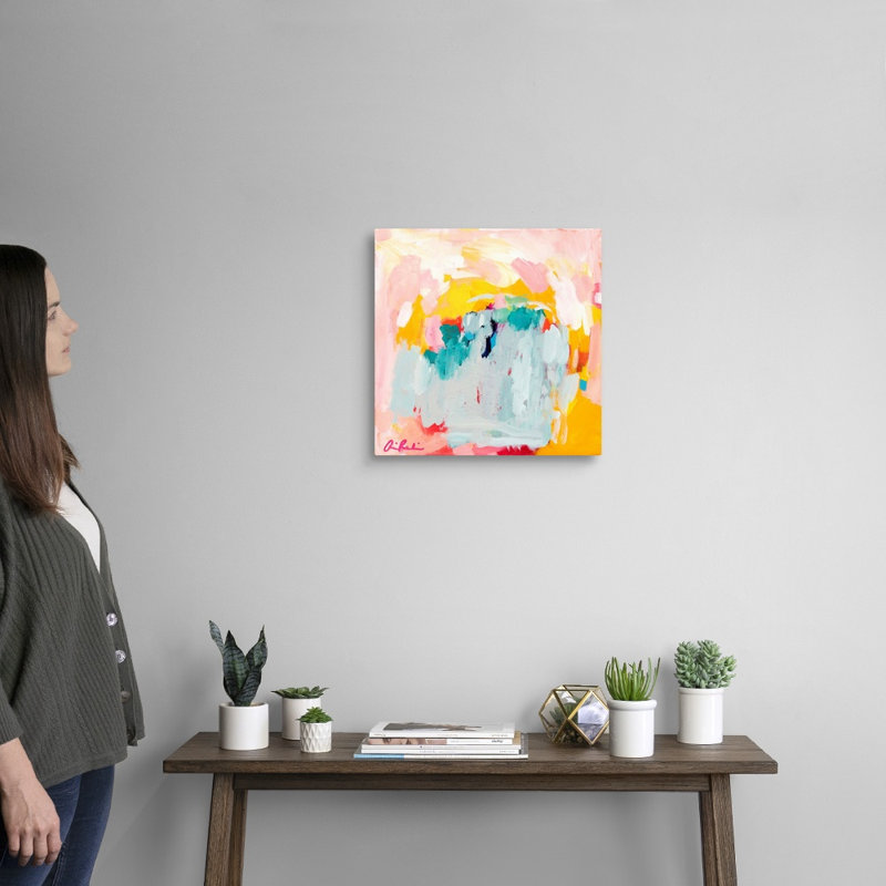 "Promise" par Amira Rahim, reproduction d’art sur toile, Toile tendue, H 16 po x l 16 po x P 1,25 po