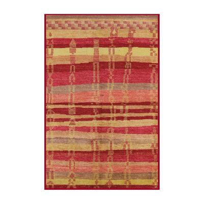 Tapis rose / beige