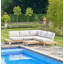 Aveneil Aluminium & Acacia 5 - Person Garden Lounge Set with Cushions