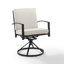 Chaise de patio pivotante avec coussin Halles-1381035492