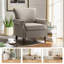 Zellig Traditional Wooden Upholstered Accent Chair-1429651852