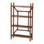 Bali & pari - Étagère murale à 4 niveaux en rotin et marbre marbré - Organisateur de rangement flottant décoratif en osier pour le salon, la chambre à coucher ou le vestibule