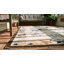 Tapis de couloir antique en laine beige