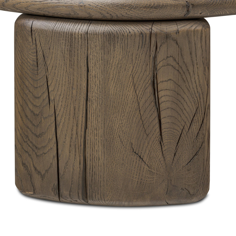 Falco Nesting Table-Small-Grey Reclaimed French Oak, 11.25" H x 47.5" L x 47.5" W