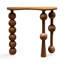 Console en bois massif brun noisette-133963337
