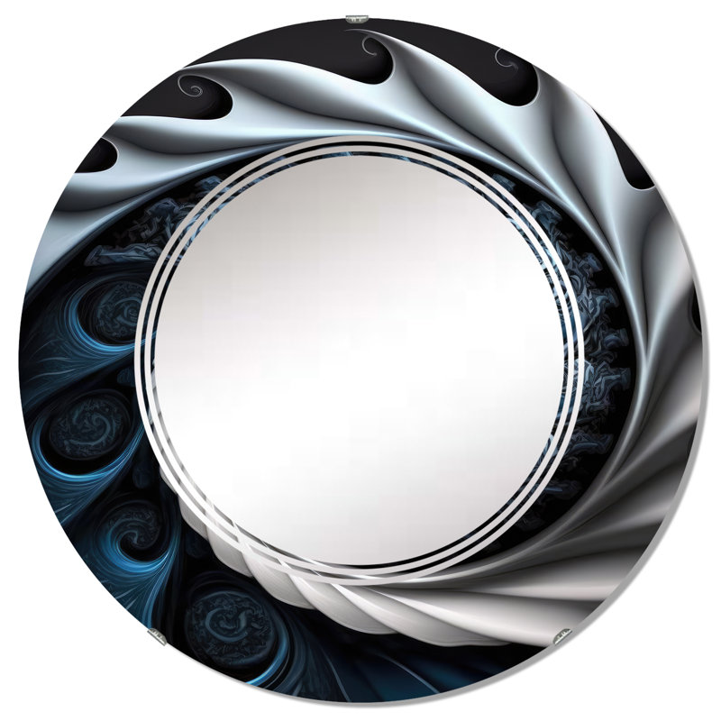 Miroir mural Quiniya, 32 po x 32 po