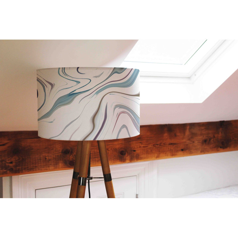 Cotton Drum Pendant Shade ( Uno ), 25cm H x 40cm W x 40cm D