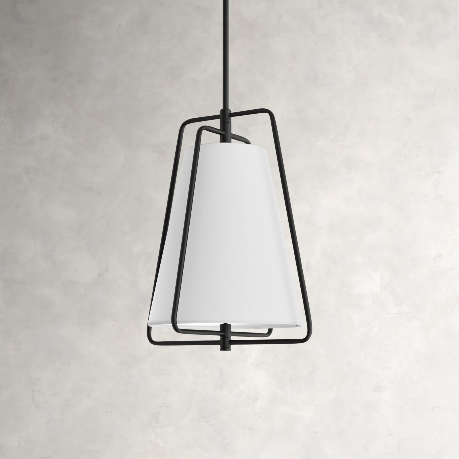 Single Light Dimmable Pendant, Midnight Black