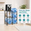 Porte-bidon 3 pneus avec 2 tablettes et 4 casiers