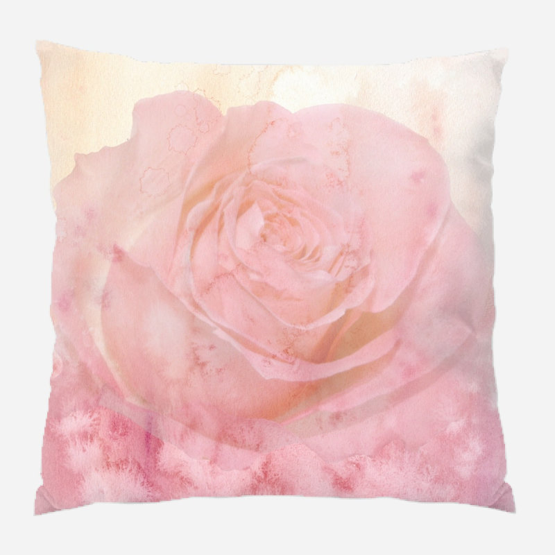 Coussin décoratif Maye, Microsuède, Intérieur