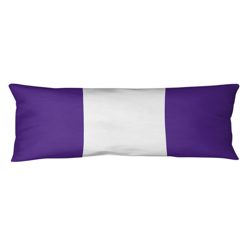 Oreiller de corps en polyester / polyester Arizona Football Stripes, Mauve, Football Tennessee