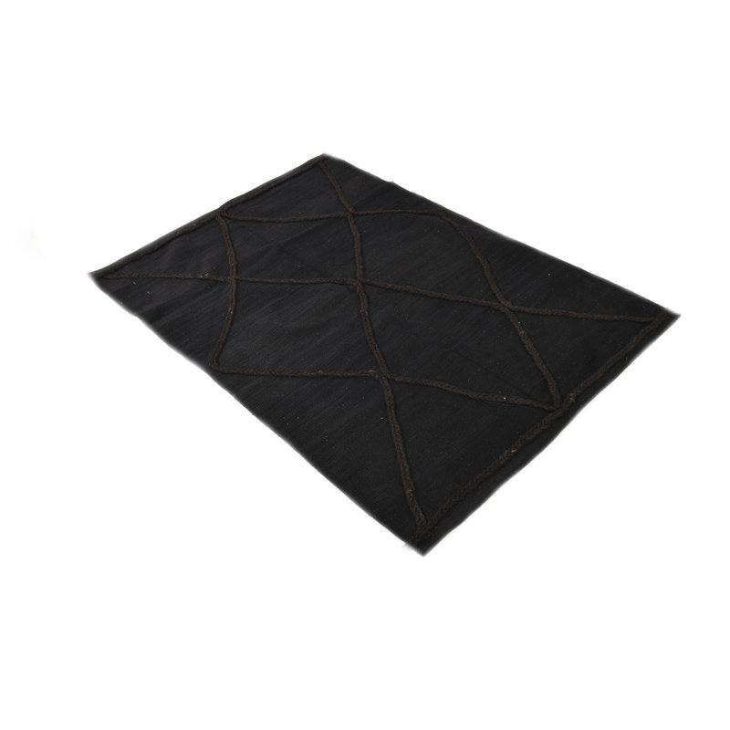 Tapis noir 3x5