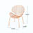 Modern Outdoor Chat Set With Mesh Seating And Retro Shell Design For Elegant Patio Relaxation-1795783328
