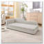 Canapé surdimensionné pour chien pour chien, dossier ondulé moderne, accoudoir simple, tissu en lin respirant de qualité supérieure-1113253675