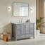 Ensemble de meuble-lavabo autoportant 48 po avec 2 poignées entièrement assemblé