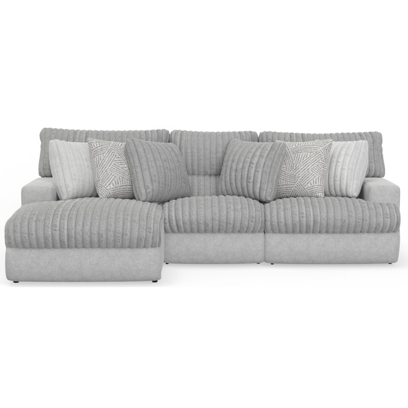 Ziera Upholstered Power Reclining L-Shaped Sectional, Left Hand Facing