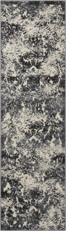 Gleam Area Rug in Brown, Runner 2'2" x 7'6", Ivory/Brown
