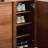 European style storage shoe cabinet