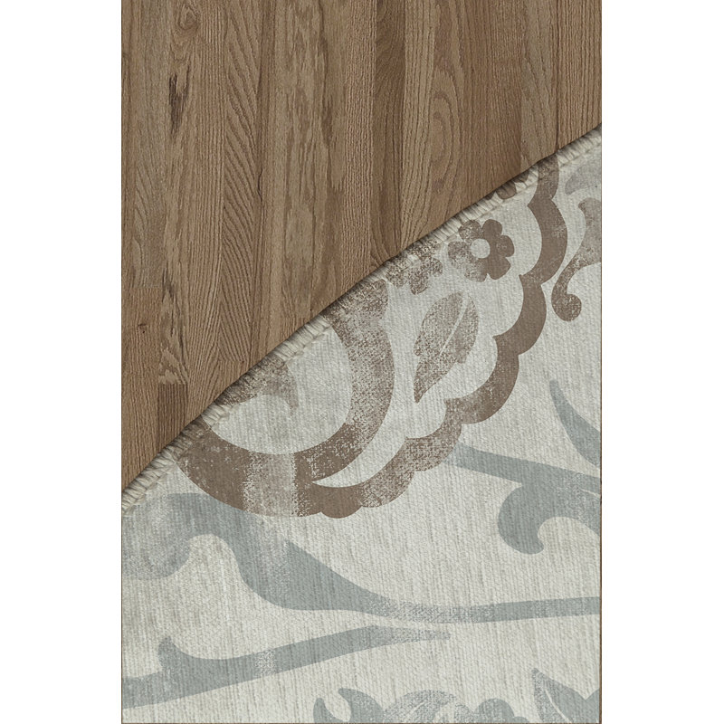 Kavka Cotton Brown/Gray Rug | Wayfair