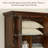 American retro solid wood two-door wardrobe