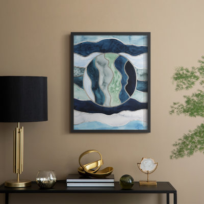 Siren's Portal II Framed Print - Solid Wood