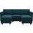Alyciana U-Shaped Upholstered Sectional Couch Apartment Modular Sofa with Storage Ottoman-1246841944