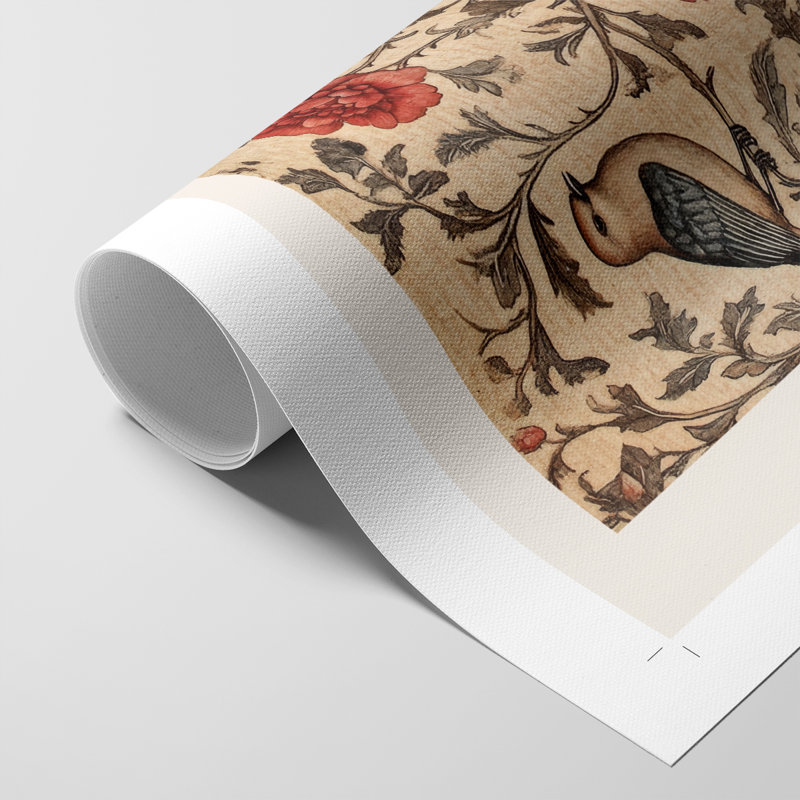 La série CCXV de William Morris - impression sur toile seulement - non encadrée, H 27 po x l 18 po