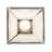 6" Square Revival Deco Mini Pendant