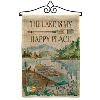 Double Sided 18.5'' H x 13'' W Polyester Garden Flag