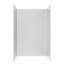 Ensemble de 3 panneaux muraux de douche et de baignoire en acrylique avec petits carreaux blancs l 60 po x P 32 po x H 96 po-117295412