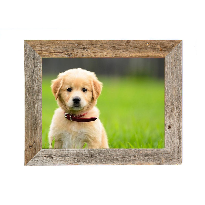 Cadre photo rustique en bois, 18 po x 24 po