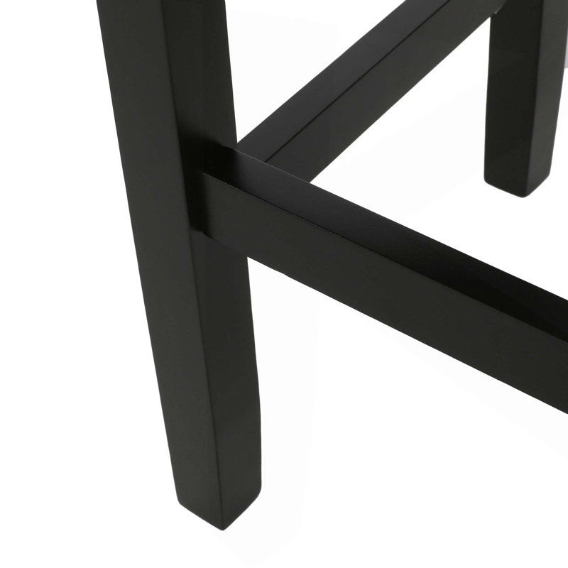 Ensemble de 2 tabourets de bar en cuir sans dossier, Tabouret de comptoir (siège d'une hauteur de 26,7, Crème, crème