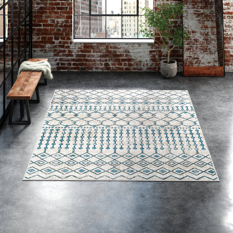Newman Washable Moroccan Indoor Rug, Rectangle 9'3" x 12'