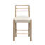 Tabouret de comptoir avec dossier échelle (ensemble de 2)-1856349994