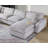 172"W Oversized 6 Piece U Shape Down Modular Cloud Sectional Sofa with Movable Ottomans & Wider Deeper Seat-2033461280