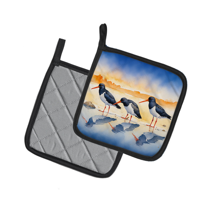 Paire de porte-pots Oystercatchers