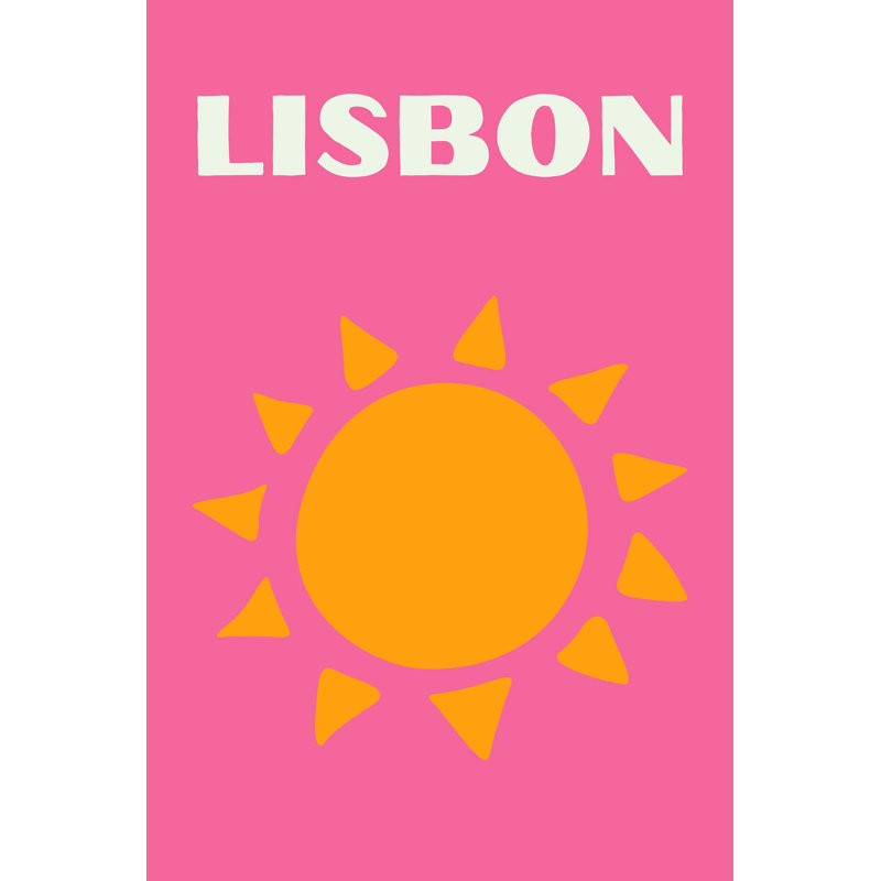 Lisbon Print, 40" H x 26" W, Unframed