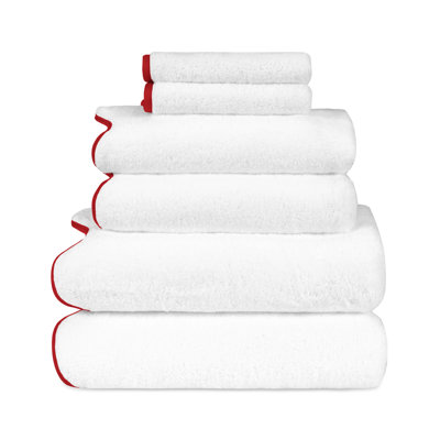 Antalya 6 Piece Turkish Cotton Towel Set