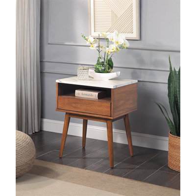 Ameina End Table with Storage