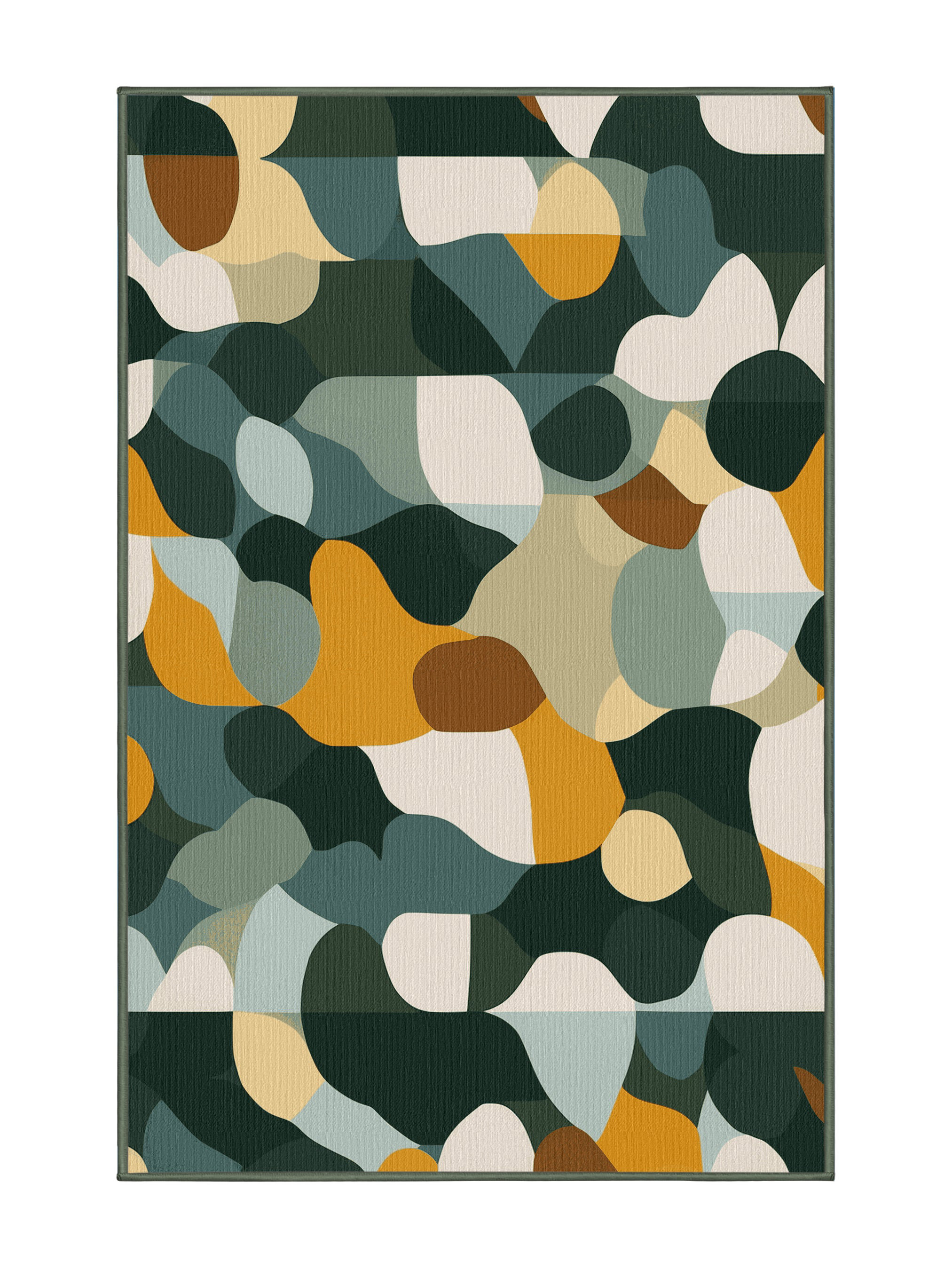 Ebern Designs Tiled Topography Rug | Wayfair