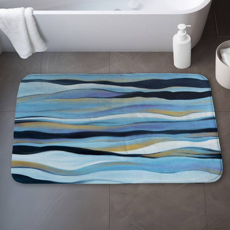 Ezlynn Microfiber Non-Slip Bath Mat
