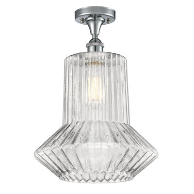 Perri Glass Semi Flush Mount