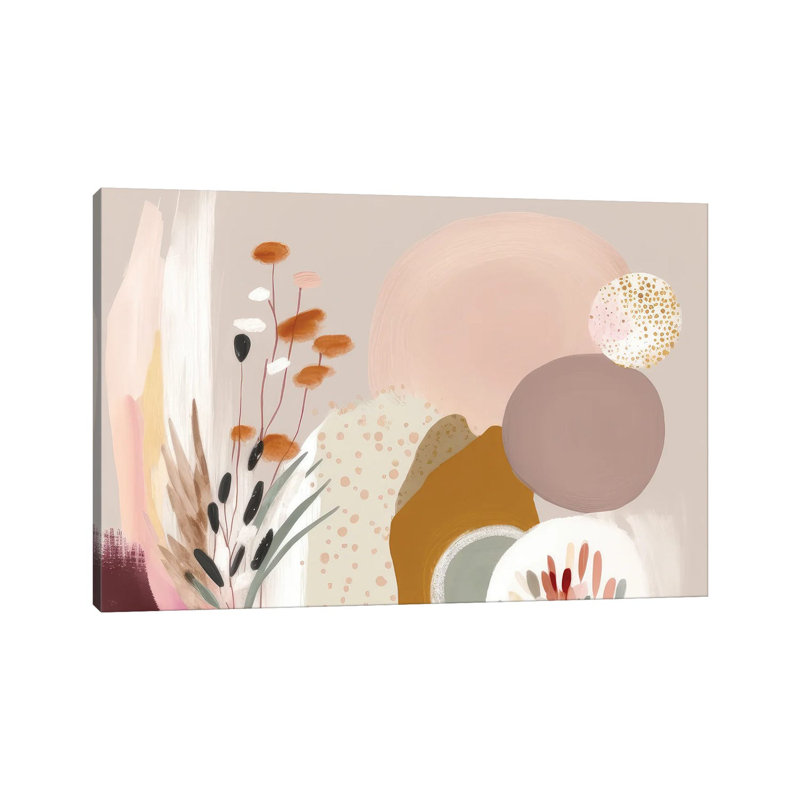 Belles formes naturelles, H 8 po x l 12 po x P 0,75 po, Pas de tapis, Toile tendue