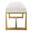 Uttermost Midas Antique Gold Bench