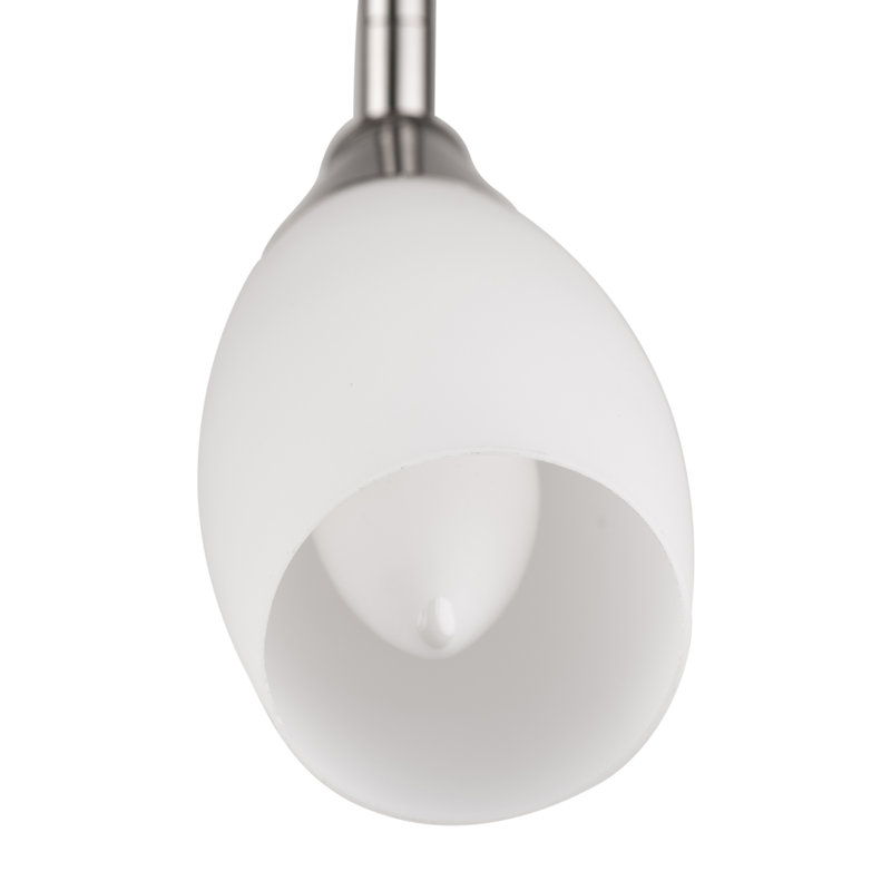 Arjon 3-Light 60cm Silver Ceiling Spotlight Bar