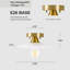 One-light Ceiling Light Brass Colour Suitable For Hallways