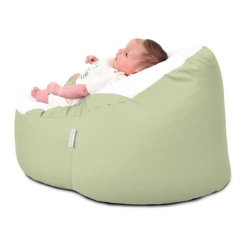 Refillable Bean Bag Lounger, Sage Green