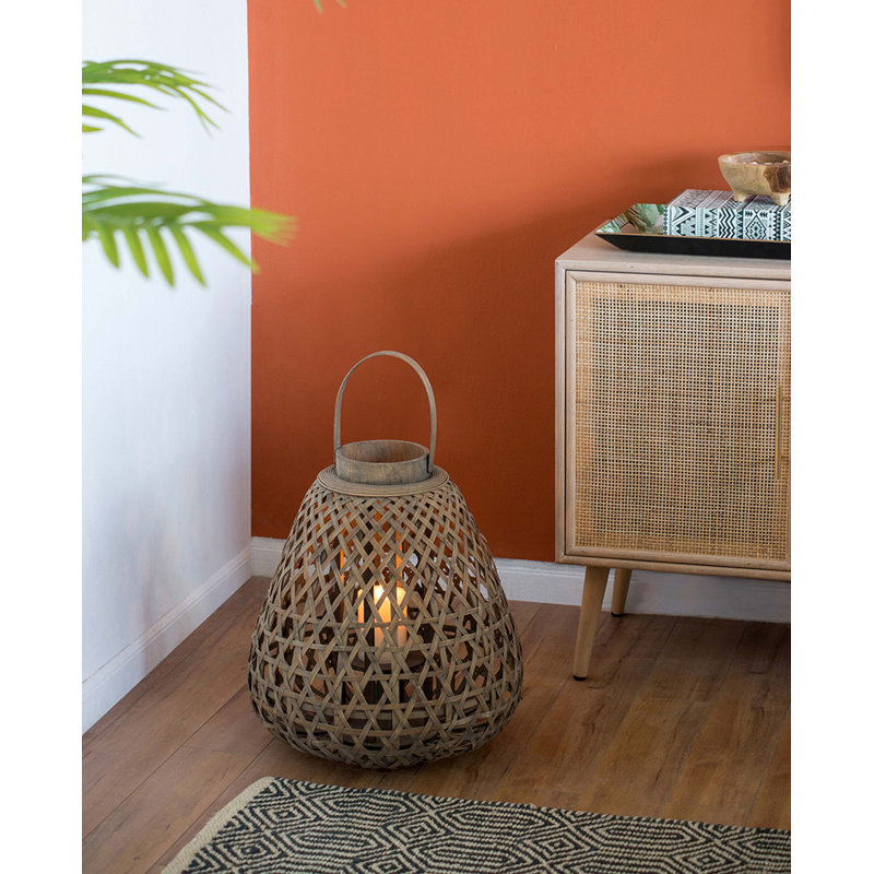 Lanterne conique en bois Coconio
